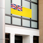 Niue Flag Spandoek (Buitenkant Gebouw)