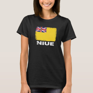 Niue Flag steunt Niuean People Women Mannen T-shirt