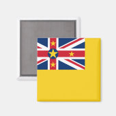 Niue, Nieuw-Zeeland Magneet (Voorkant / Achterkant)