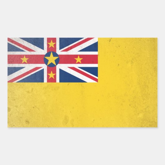 Niue Rechthoekige Sticker (Voorkant)