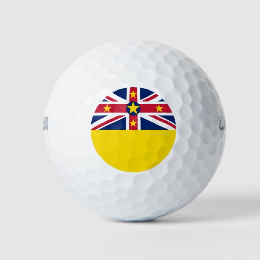 Niue-vlag Golfballen (Voorkant)