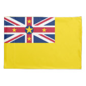 Niue-vlag Kussensloop (Achterkant)