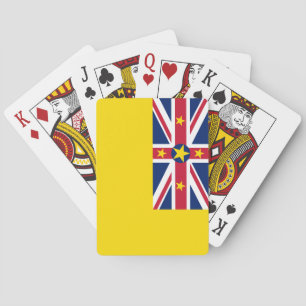 Niue-vlag Pokerkaarten