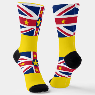Niue-vlag Sokken