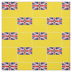 Niue-vlag Stof