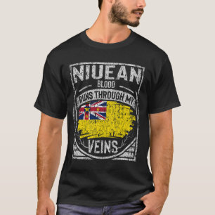 Niuean Blood loopt door mijn vinnen T-shirt