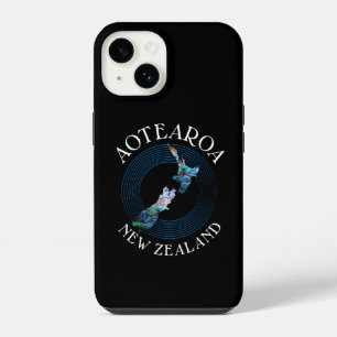 NIUEW-ZEELAND KAART PAUA iPhone 14 HOESJE