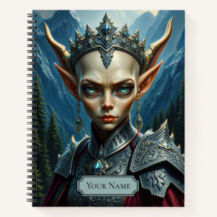 Nivalis Mountain Queen Dark Fantasy Gebonden editi Notitieboek