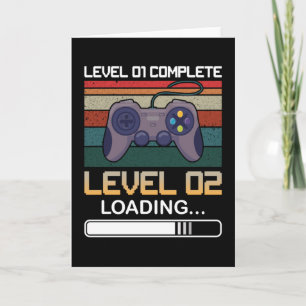 Niveau 01 Volledig niveau 02   Birthday Video Game Kaart