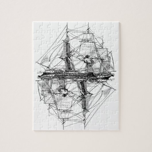 Niveau 10 de puzzle de frégate (Vertical)