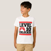 Niveau 10 geopend t-shirt (Voorkant volledig)