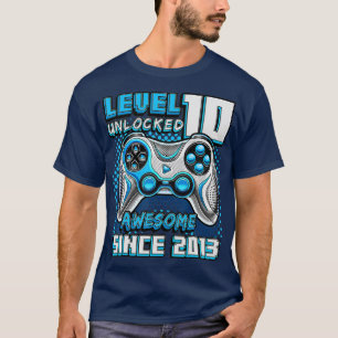 Niveau 10 Geweldige 2013-videogame 10e straal ontg T-shirt