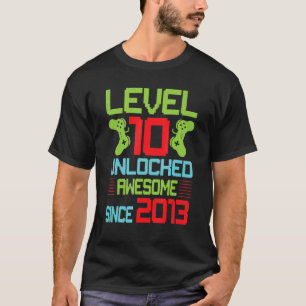 Niveau 10 niet-vergrendeld Geweldige sinds 2012 10 T-shirt