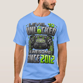 Niveau 10 niet-vergrendeld Geweldige sinds 2012 10 T-shirt