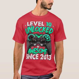 Niveau 10 niet-vergrendeld Geweldige sinds 2013 10 T-shirt