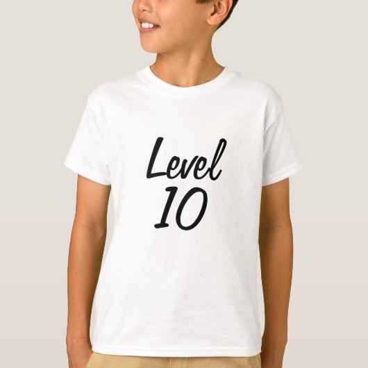 niveau 10 t-shirt (Voorkant)