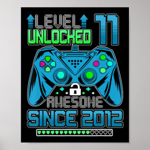 Niveau 11 Geweldige 2012-videogame 11e-straal niet Poster