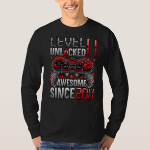 Niveau 11 niet-vergrendeld Geweldige sinds 2011 11 T-shirt