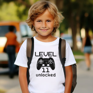Niveau 11 Ontgrendeld 11e verjaardag cadeau T-shirt