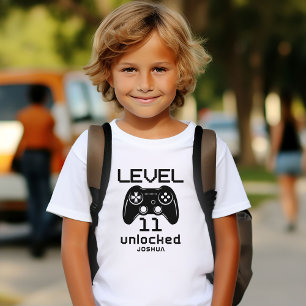 Niveau 11 Ontgrendeld 11e verjaardag cadeau T-shirt