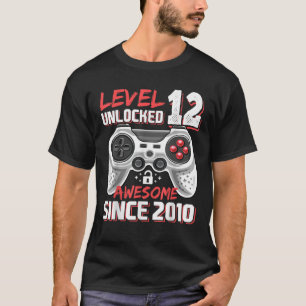 Niveau 12 Geweldige 2010-videogame 12e straal niet T-shirt