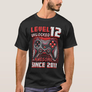 Niveau 12 Geweldige 2011-videogame, 12e straal T-shirt