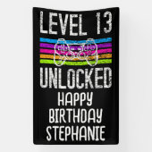 Niveau 13 Déverrouillé 13e bannière anniversaire (Verticale)