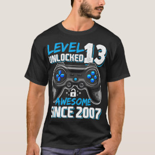 Niveau 13 Geweldige 2007-videogame 13de straal nie T-shirt