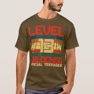 Niveau 13 ontgrendeld 13e video Birthday-cadeau (5 T-shirt