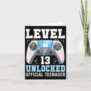Niveau 13 Onvergrendeld videospel 13e Birthday Gam Kaart