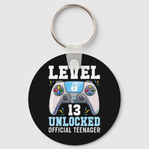 Niveau 13 Onvergrendeld videospel 13e Birthday Gam Sleutelhanger