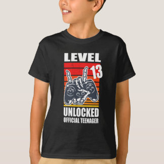 Niveau 13 Onvergrendelde officiële tiener T-shirt