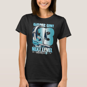 Niveau 13e verjaardag 13 jaar Jongen Girl Gam T-shirt