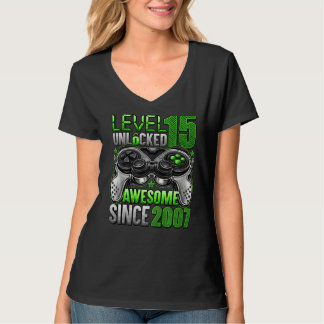 Niveau 15 niet-vergrendeld Geweldige sinds 2007 15 T-shirt