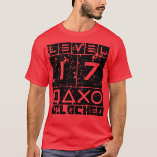 Niveau 17 geopend t-shirt