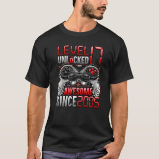 Niveau 17 niet-vergrendeld Geweldige sinds 2005 17 T-shirt