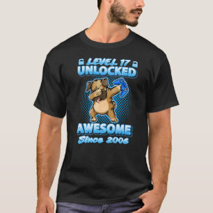 Niveau 17 onvergrendelde gamers geboren in 2006 Da T-shirt