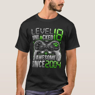 Niveau 18 niet-vergrendeld Geweldige sinds 2004 18 T-shirt