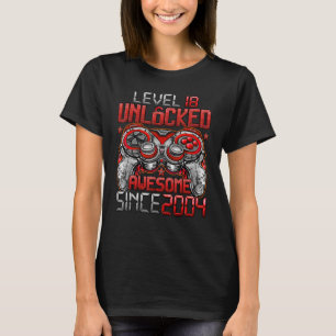 Niveau 18 niet-vergrendeld Geweldige sinds 2004 18 T-shirt