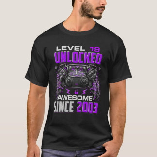Niveau 19 niet-vergrendeld Geweldige sinds 2003 19 T-shirt