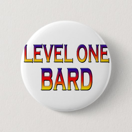 Niveau 1 bard ronde button 5,7 cm (Voorkant)