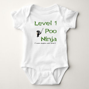 Niveau 1 Poo Ninja Romper