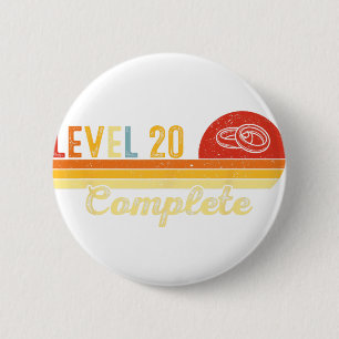 Niveau 20 Complete Koppels Vintage 20ste Bruiloft  Ronde Button 5,7 Cm