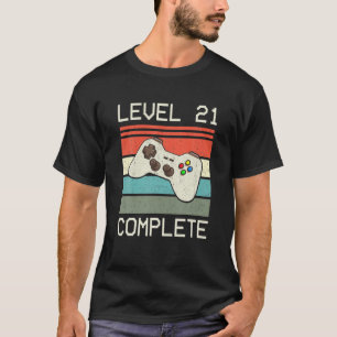 Niveau 21 Complete videogamer - 21St Wedding Anive T-shirt