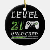 Niveau 21 Déverrouillé Ornement en céramique (Devant)