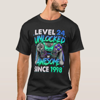 Niveau 24 niet-vergrendeld Geweldige sinds 1998 24 T-shirt
