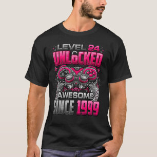 Niveau 24 niet-vergrendeld Geweldige sinds 1999 24 T-shirt