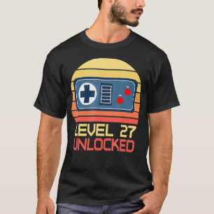 Niveau 27 Onvergrendelde 27e verjaardag Gift Mille T-shirt