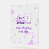 Niveau 2 déverrouillé ajouter nom d'anniversaire d (Angle)