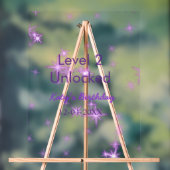 Niveau 2 ontgrendeld Voeg verjaardagsnaam toe Datu Acryl Bord (Neutraal)